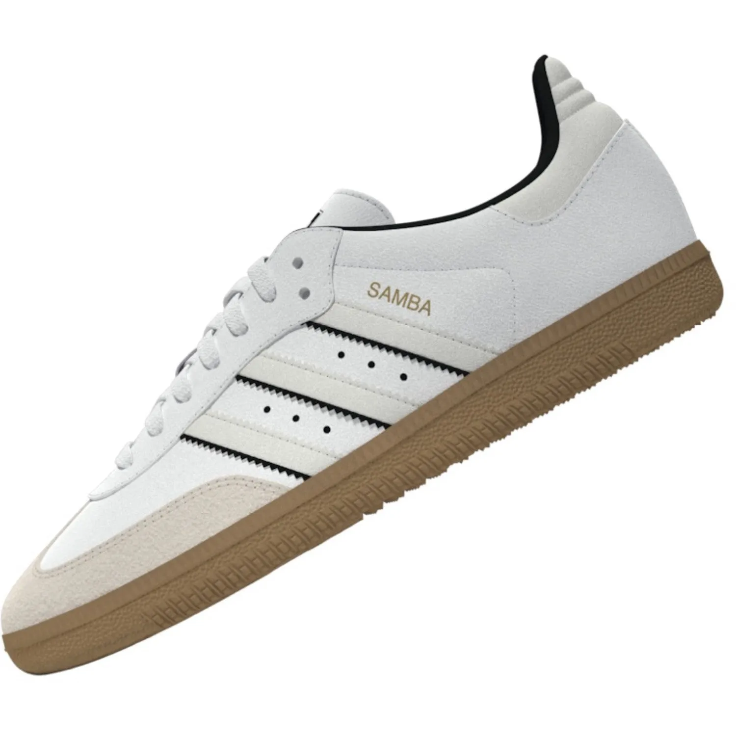 adidas Originals Cloud White/Off White/Core Black Samba Og J Sneakers