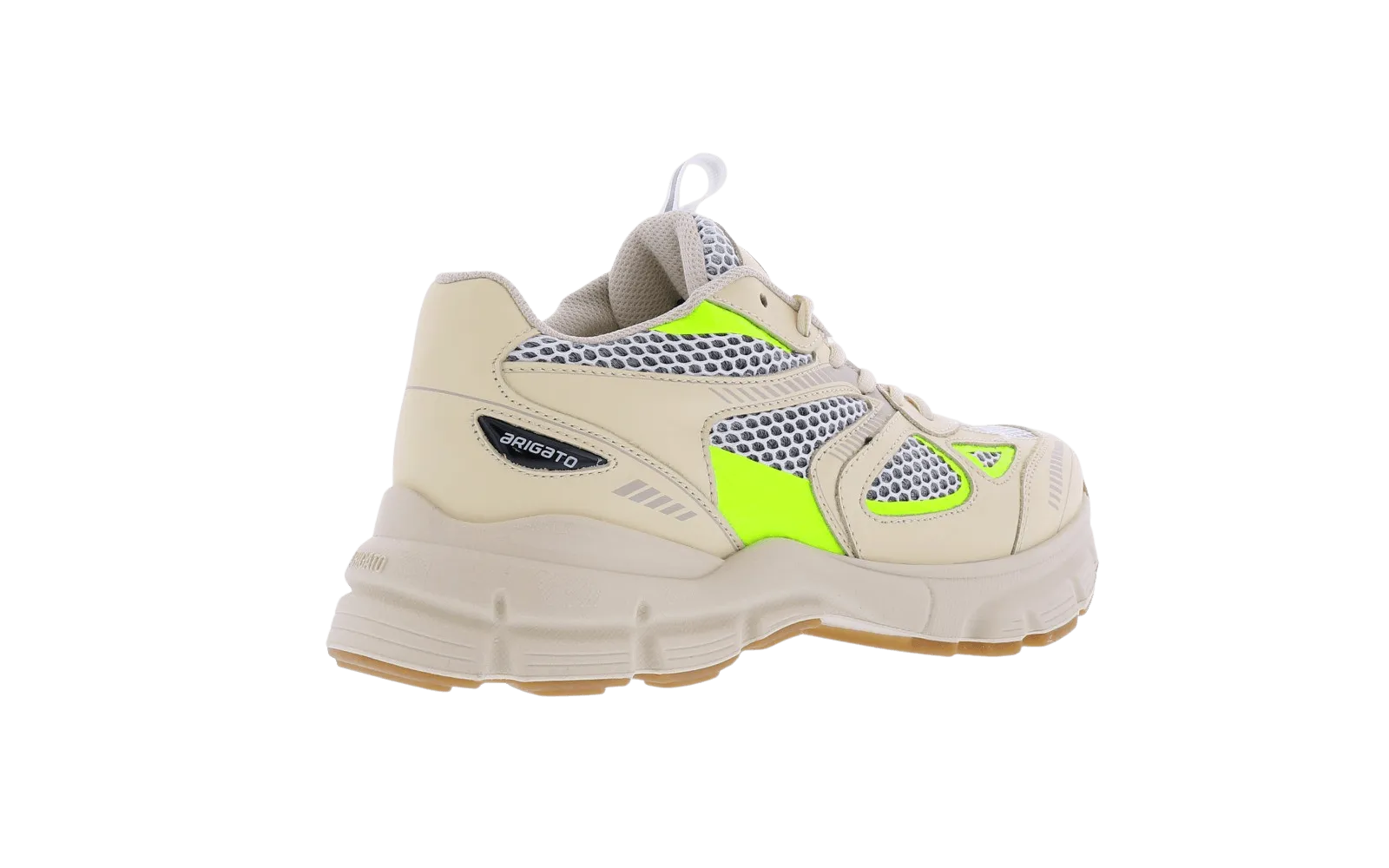 Dames Marathon Runner Beige/FluoGeel