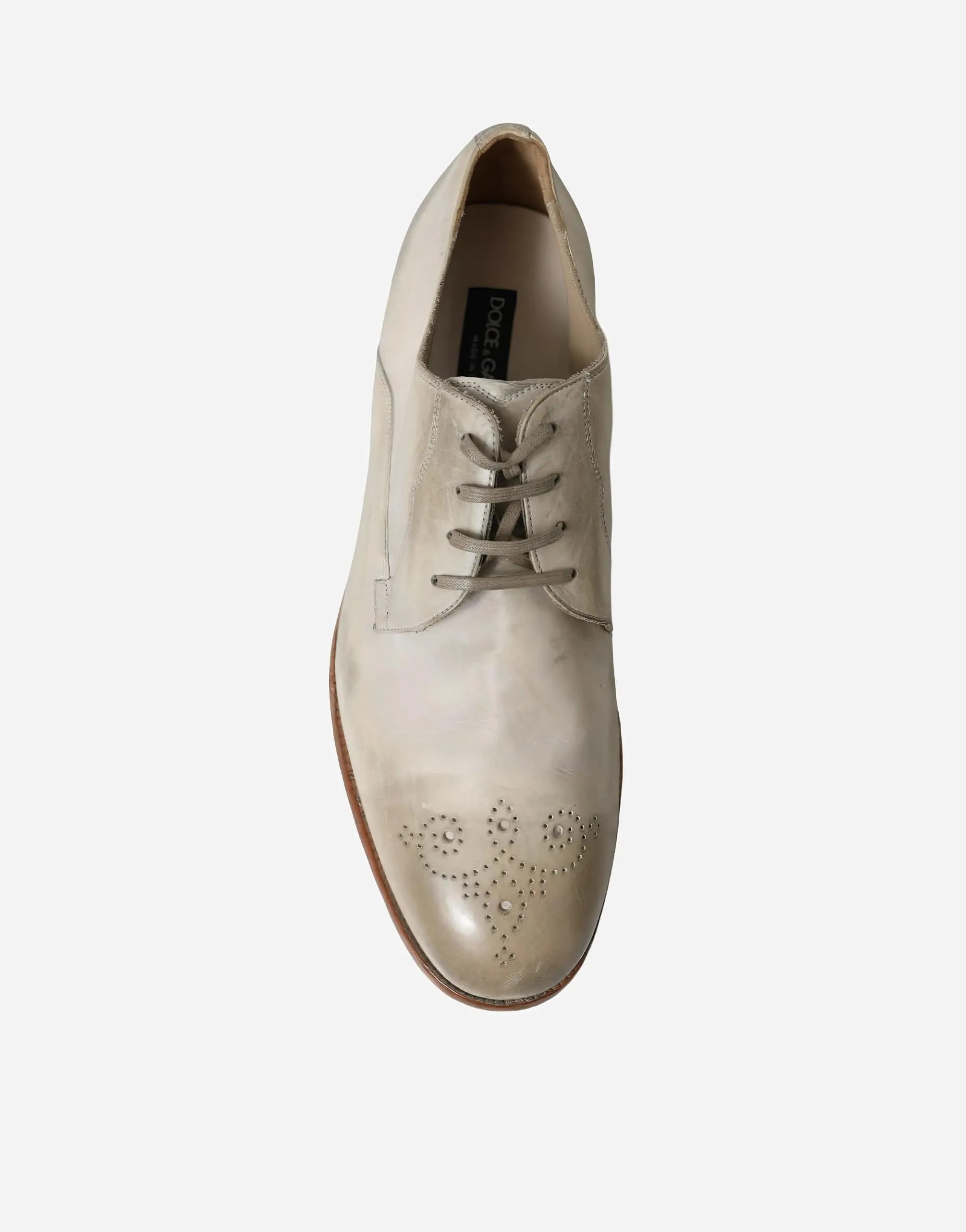 Distressed Derby Shoes