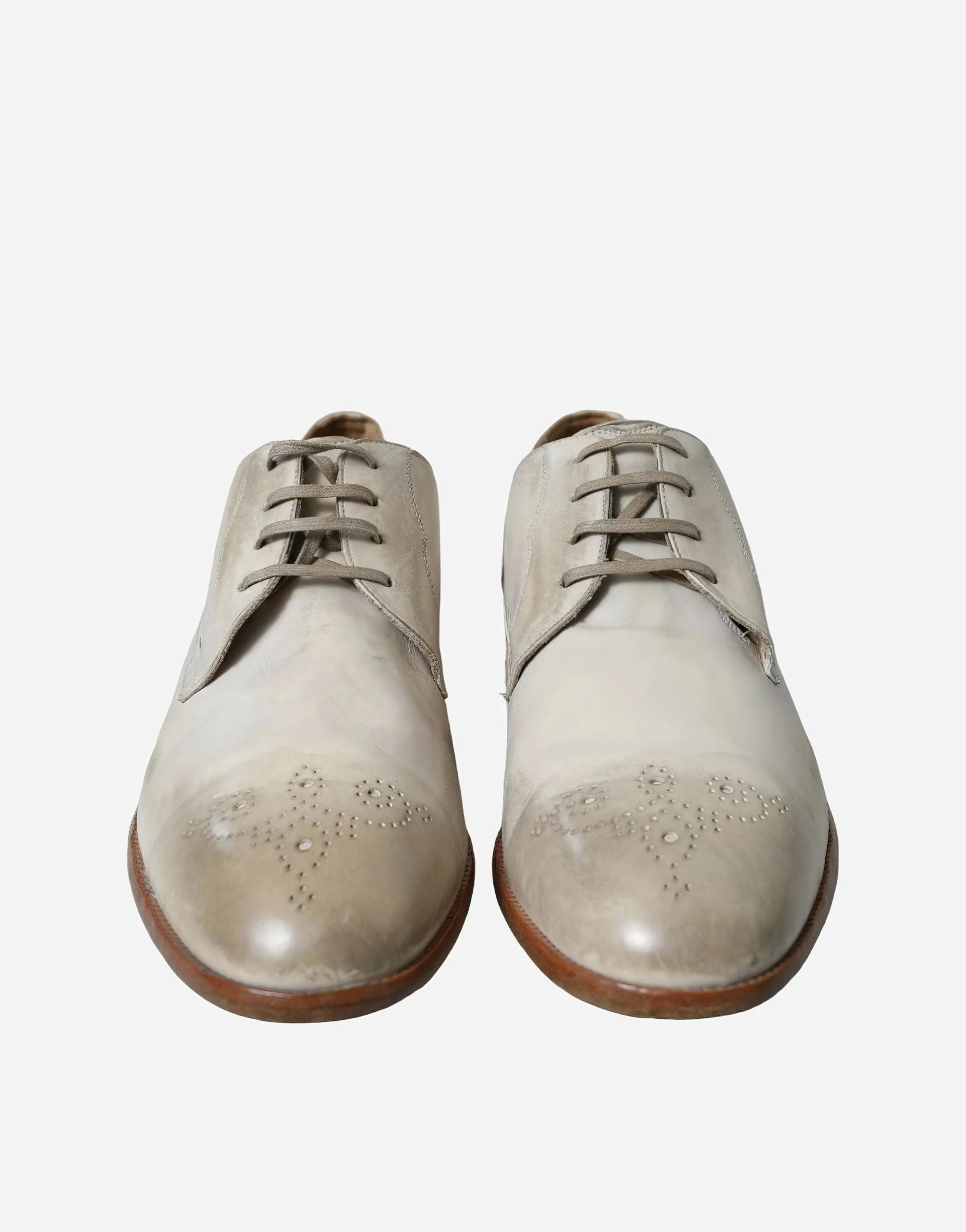 Distressed Derby Shoes