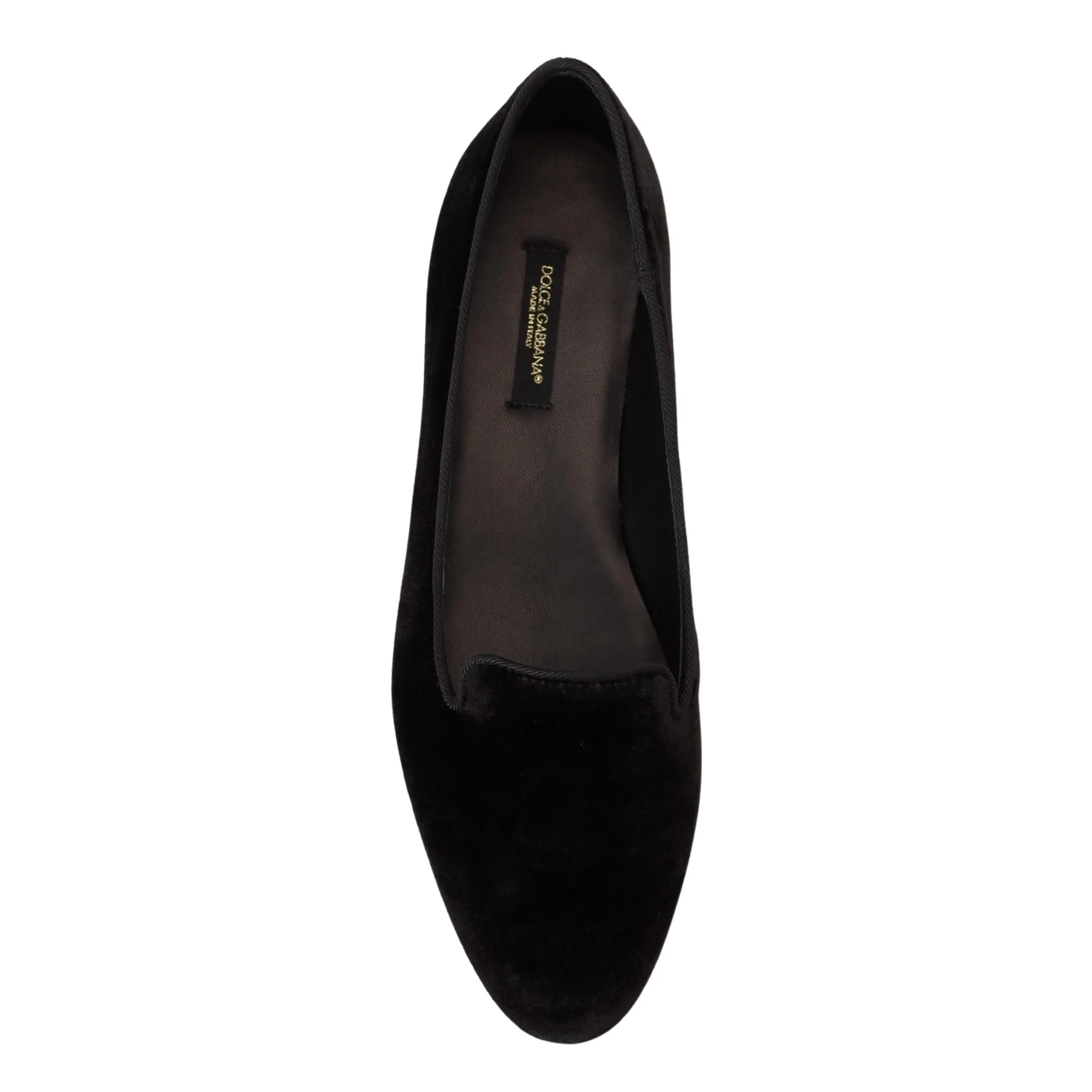 Dolce & Gabbana Elegant Black Silk-Blend Loafers