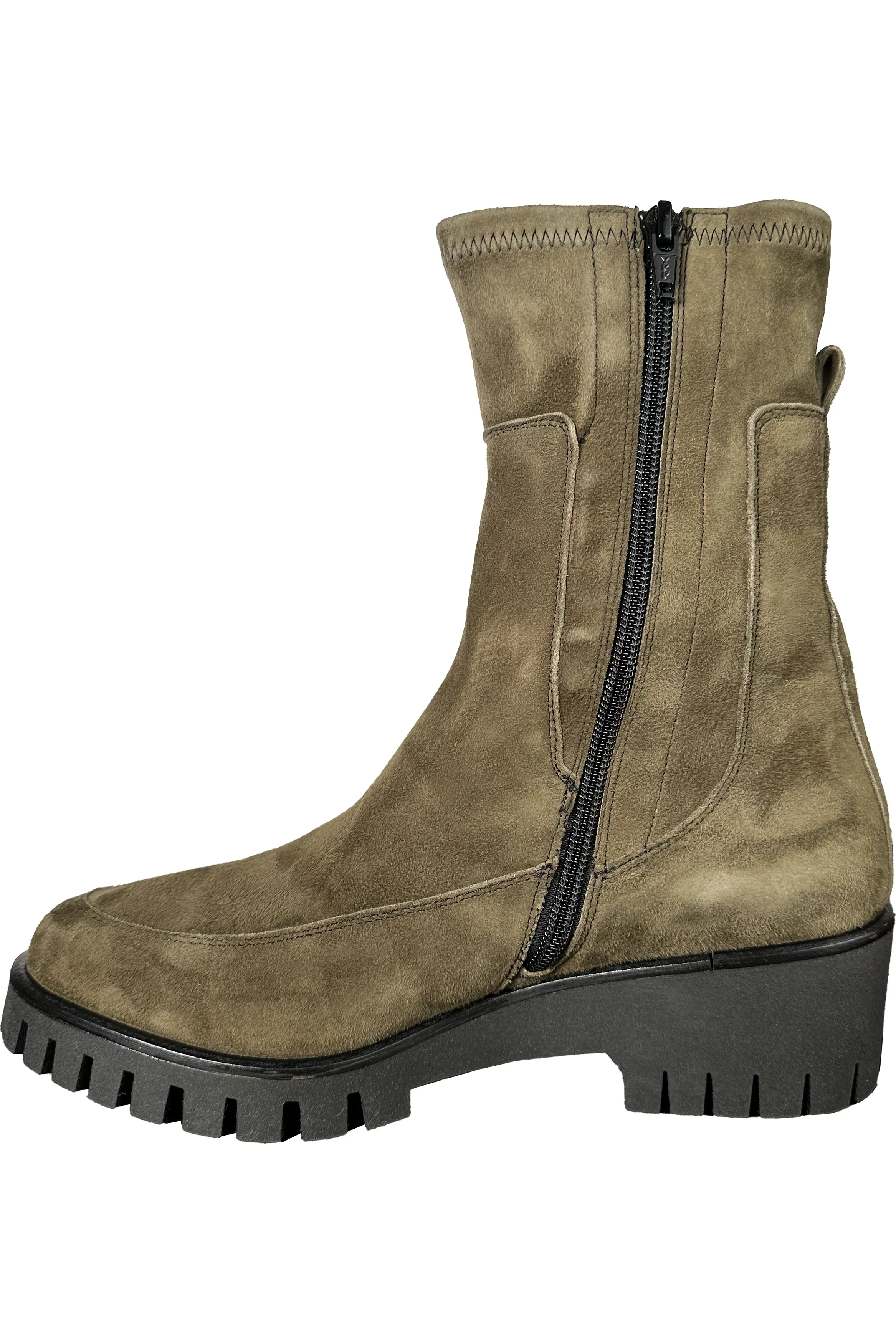 Donna Carolina Ray Cozy Boot 50.699.038 | Camoscio Military (Green Suede) | Clearance Final Sale