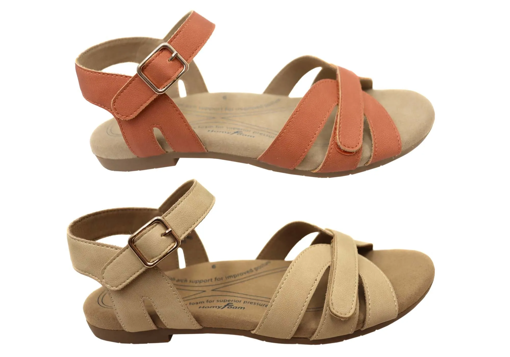 Homyped Bobby Strap Womens Comfortable Sandals