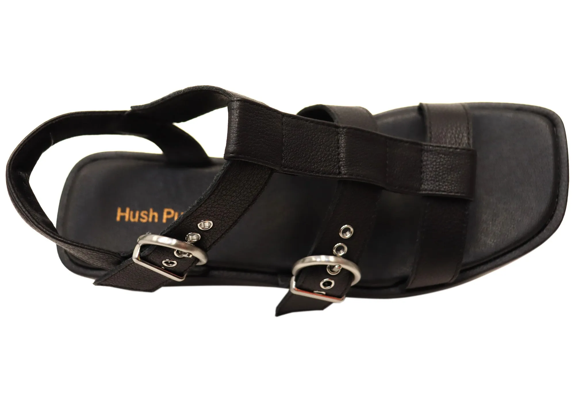 Hush Puppies Equity Womens Comfortable Leather Sandals