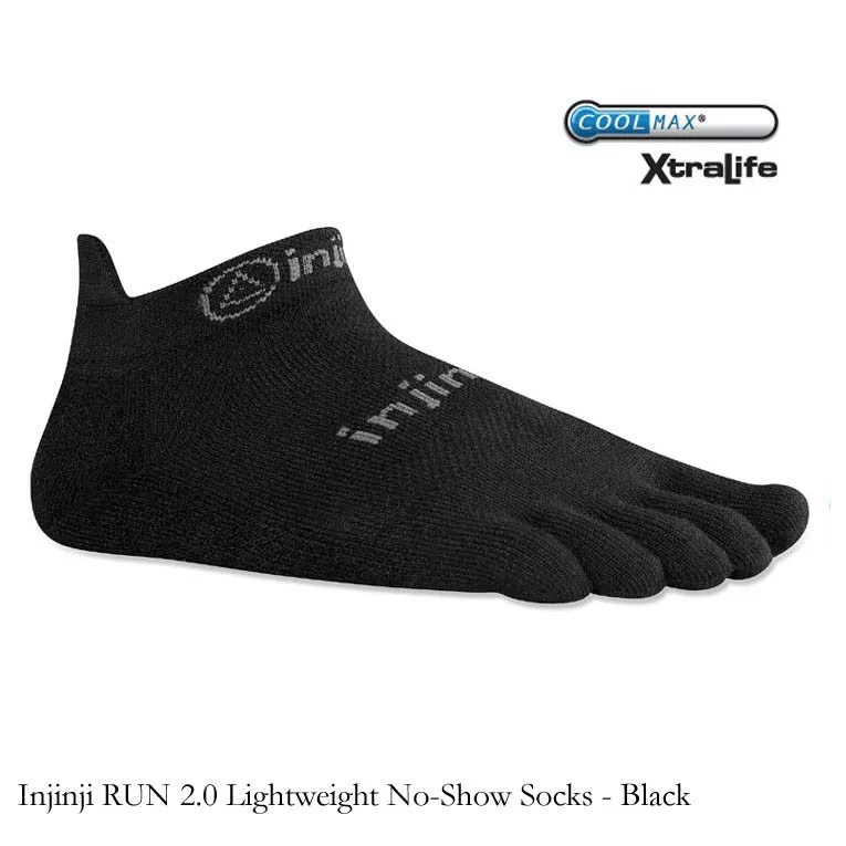 Injinji RUN 2.0 Lightweight No-Show Socks