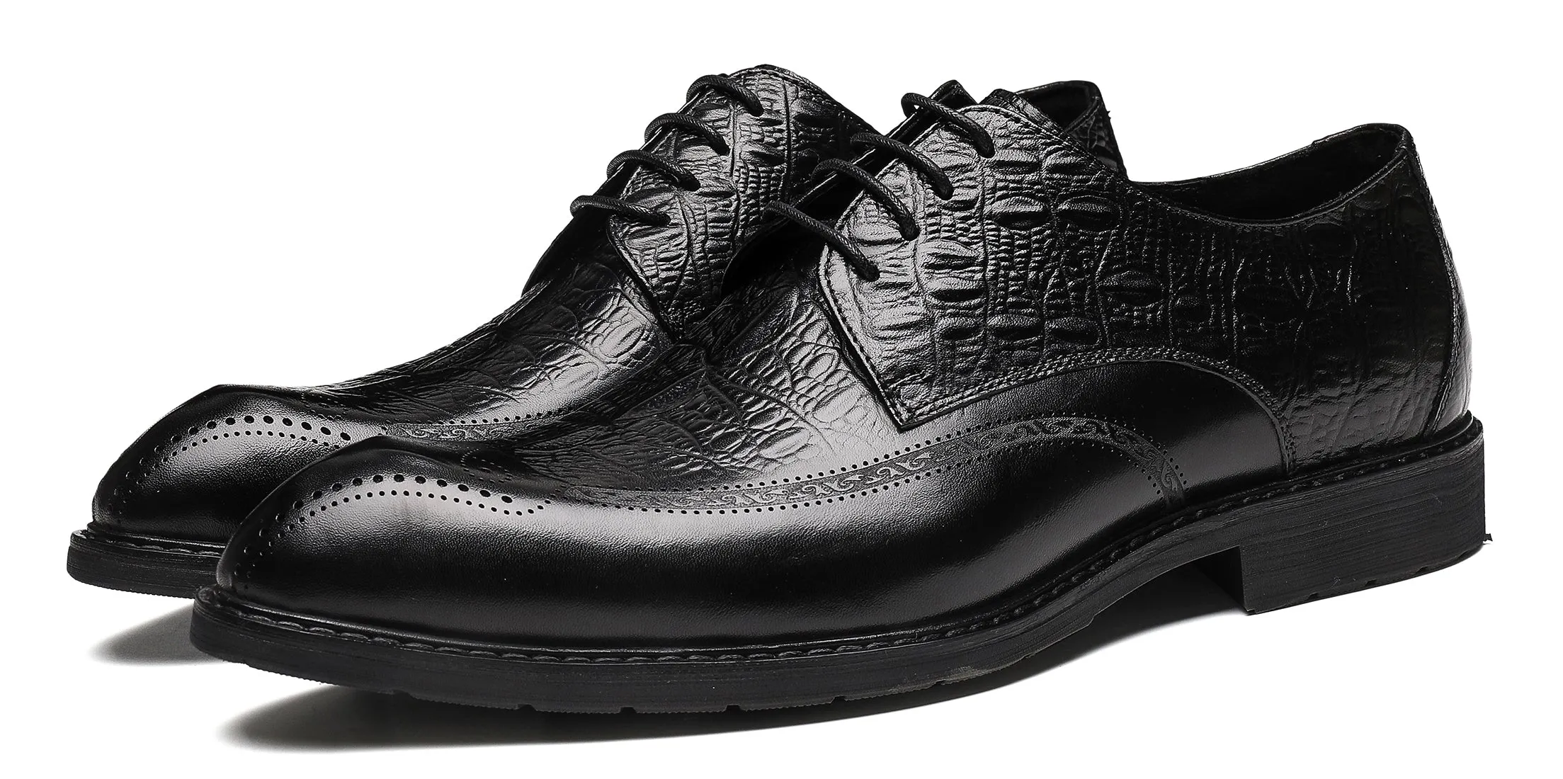 Men's Brogue Genuine Leather Derby