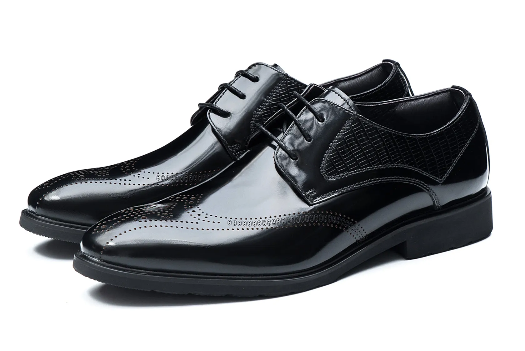 Men's Leather Formal Derby Brogues