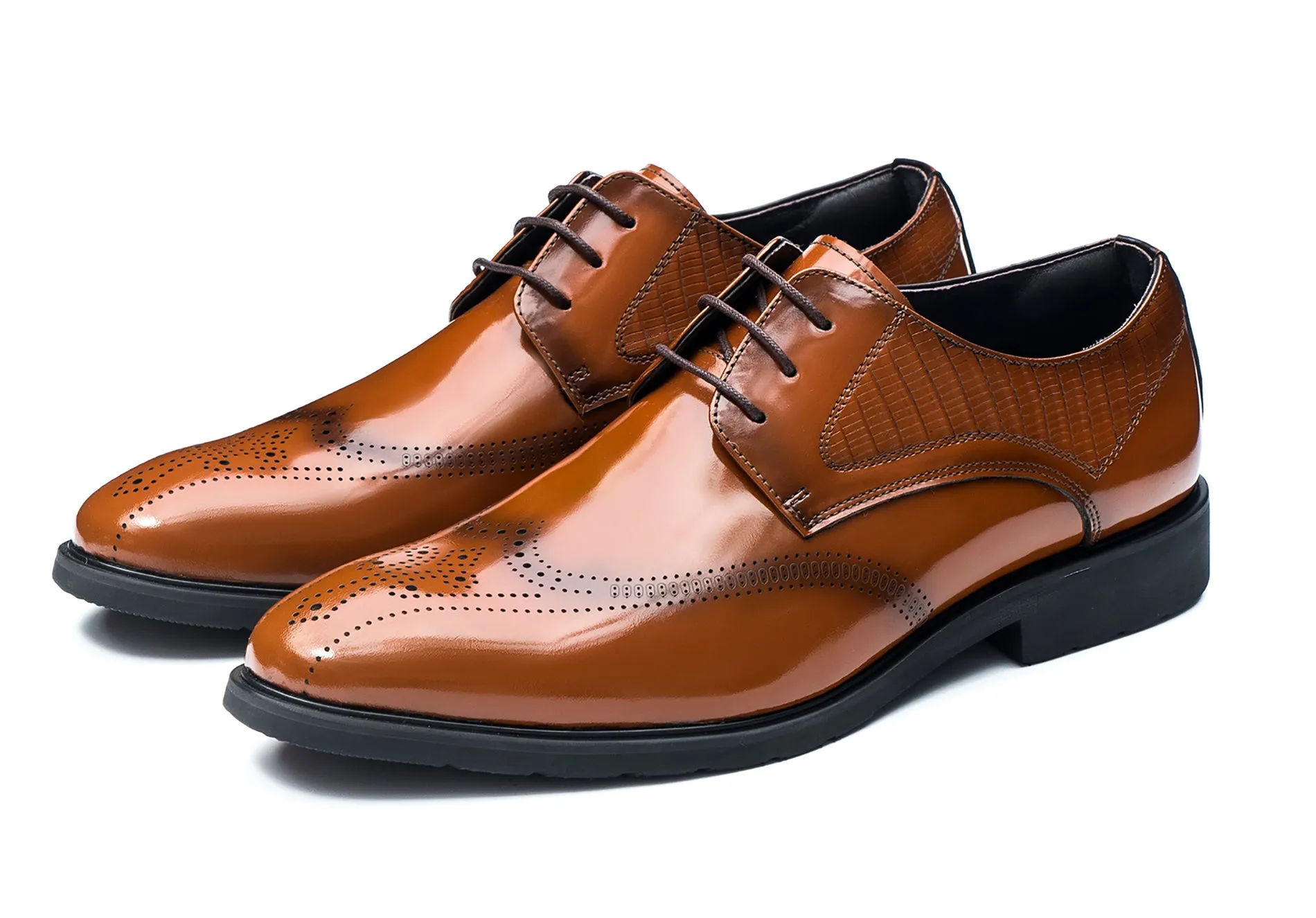 Men's Leather Formal Derby Brogues