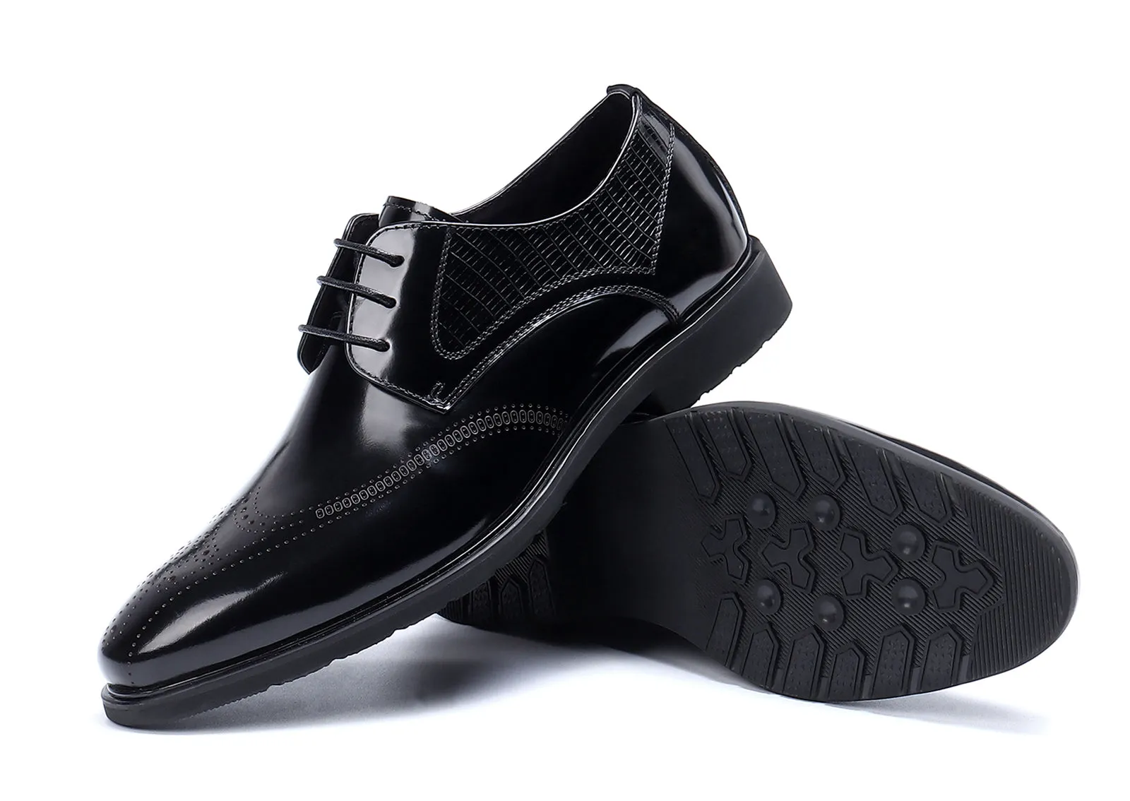 Men's Leather Formal Derby Brogues