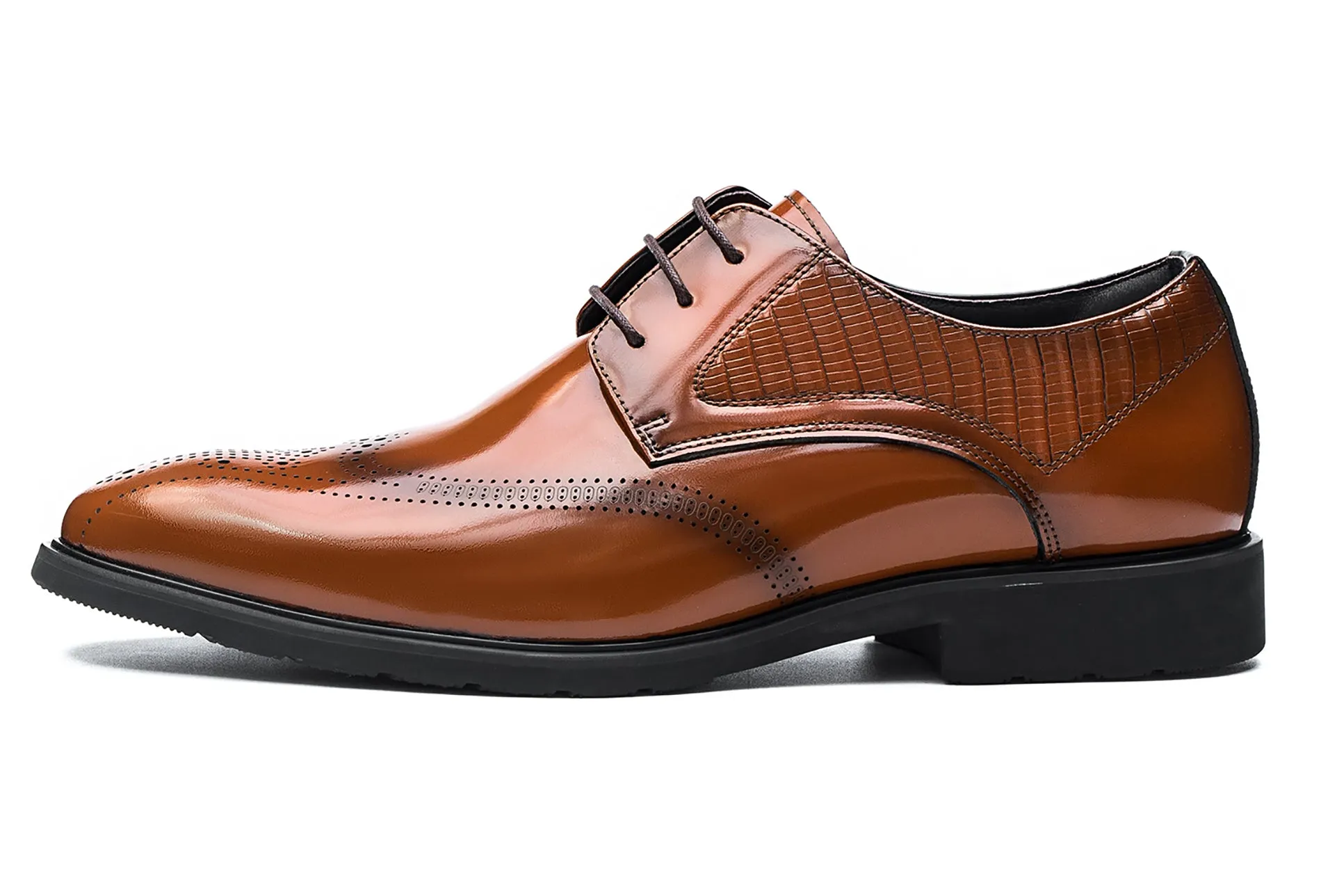 Men's Leather Formal Derby Brogues