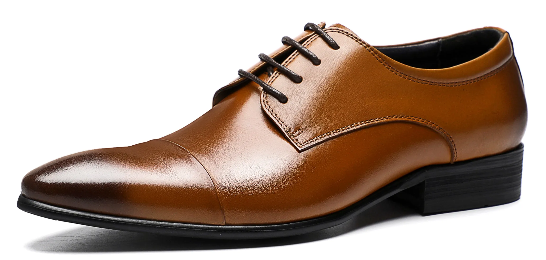 Men's Wing Tip Leather Derby