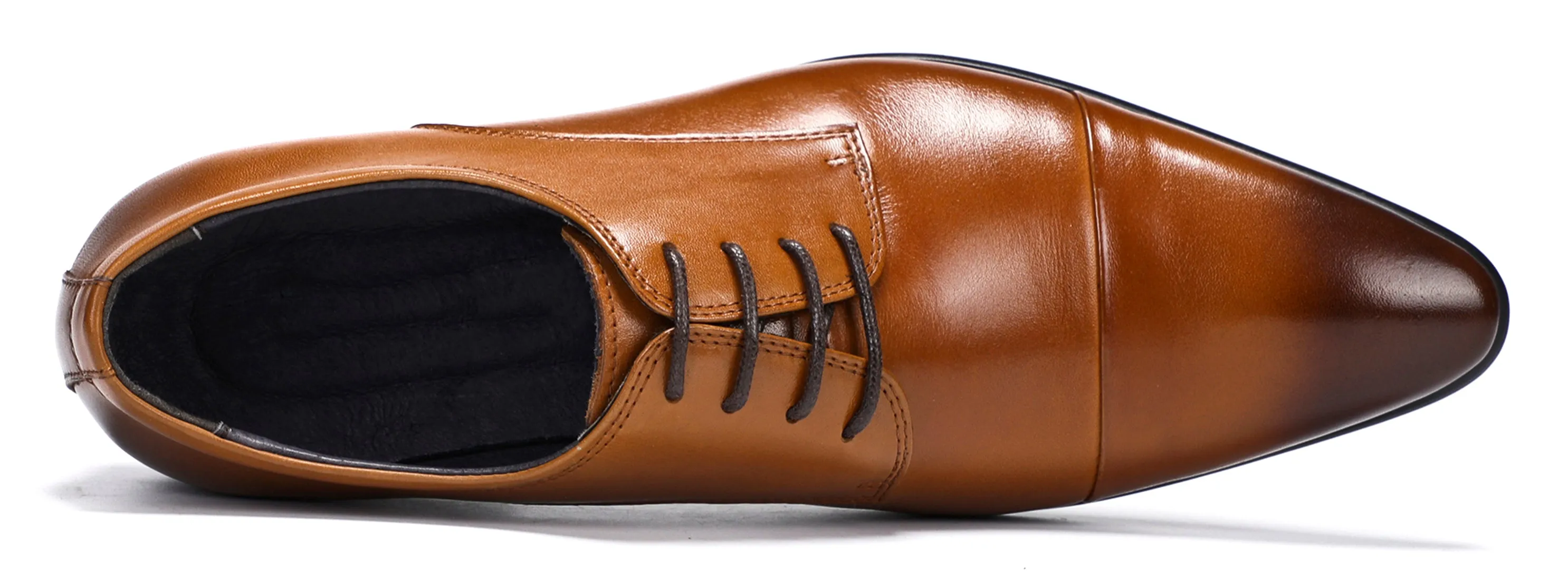 Men's Wing Tip Leather Derby