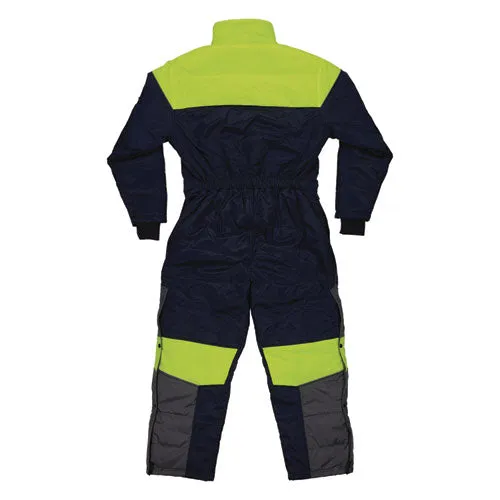 N-ferno 6475 Insulated Freezer Coverall, 2x-large, Navy, Ships In 1-3 Business Days