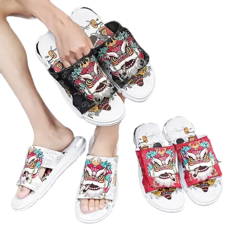 Non-Slip Wear-Resistant Leisure Sandals With Embroidery