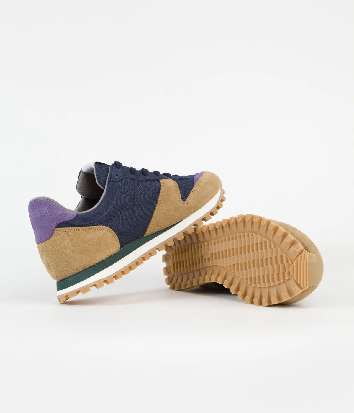 Novesta Marathon Trail Shoes - Navy / Camel