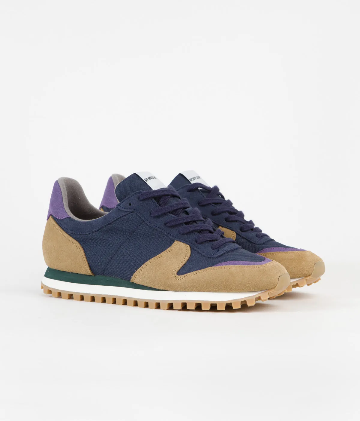 Novesta Marathon Trail Shoes - Navy / Camel