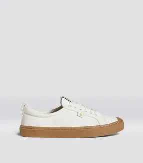 OCA Low Gum Off-White Canvas Sneaker Women