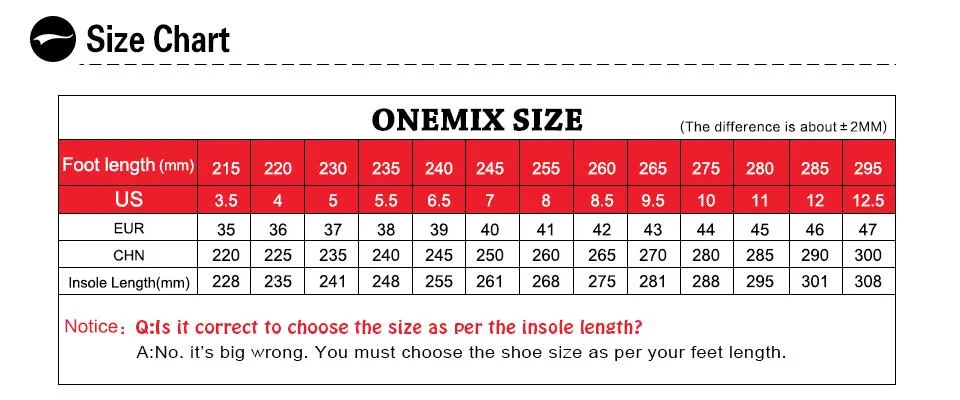 ONEMIX Traveler Athletic Sneakers