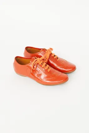 Orange Patent Marathon H Sneaker