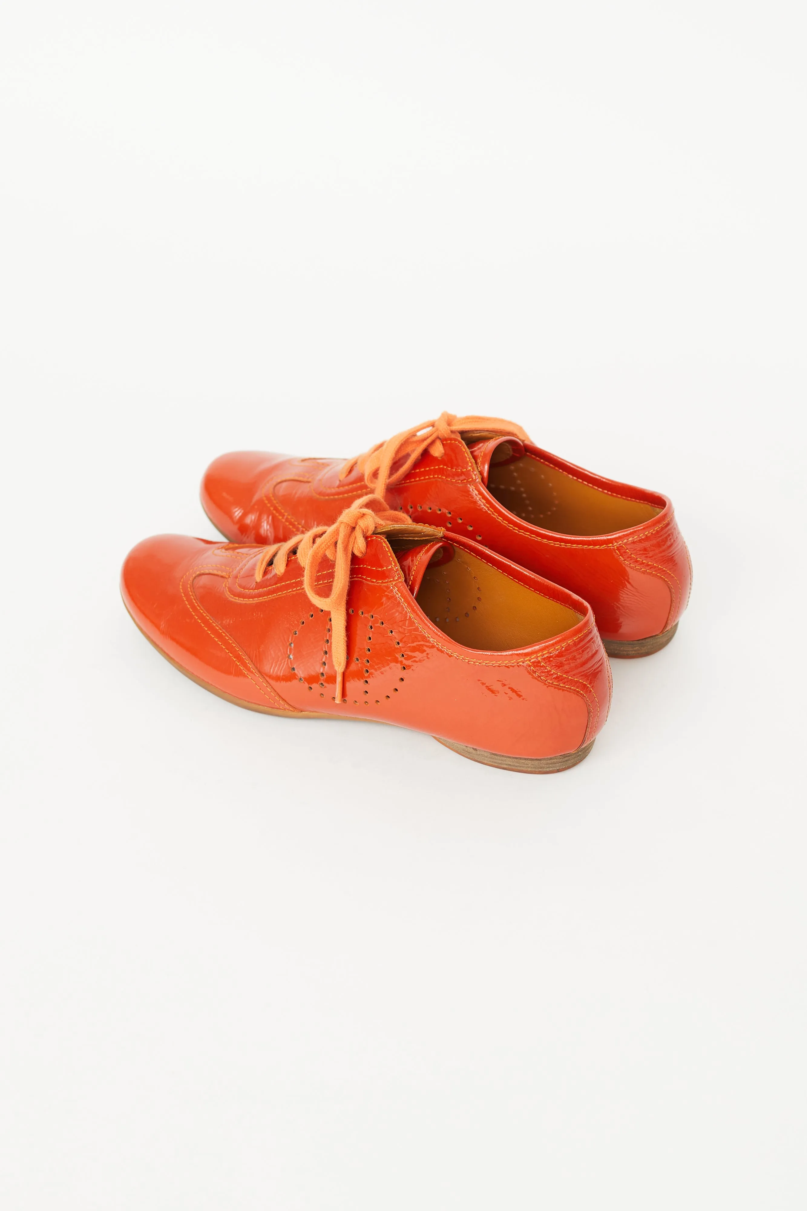 Orange Patent Marathon H Sneaker