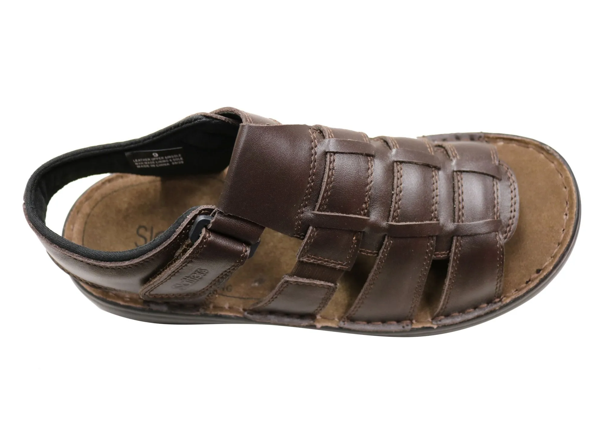 Slatters Tropic Mens Comfortable Leather Sandals