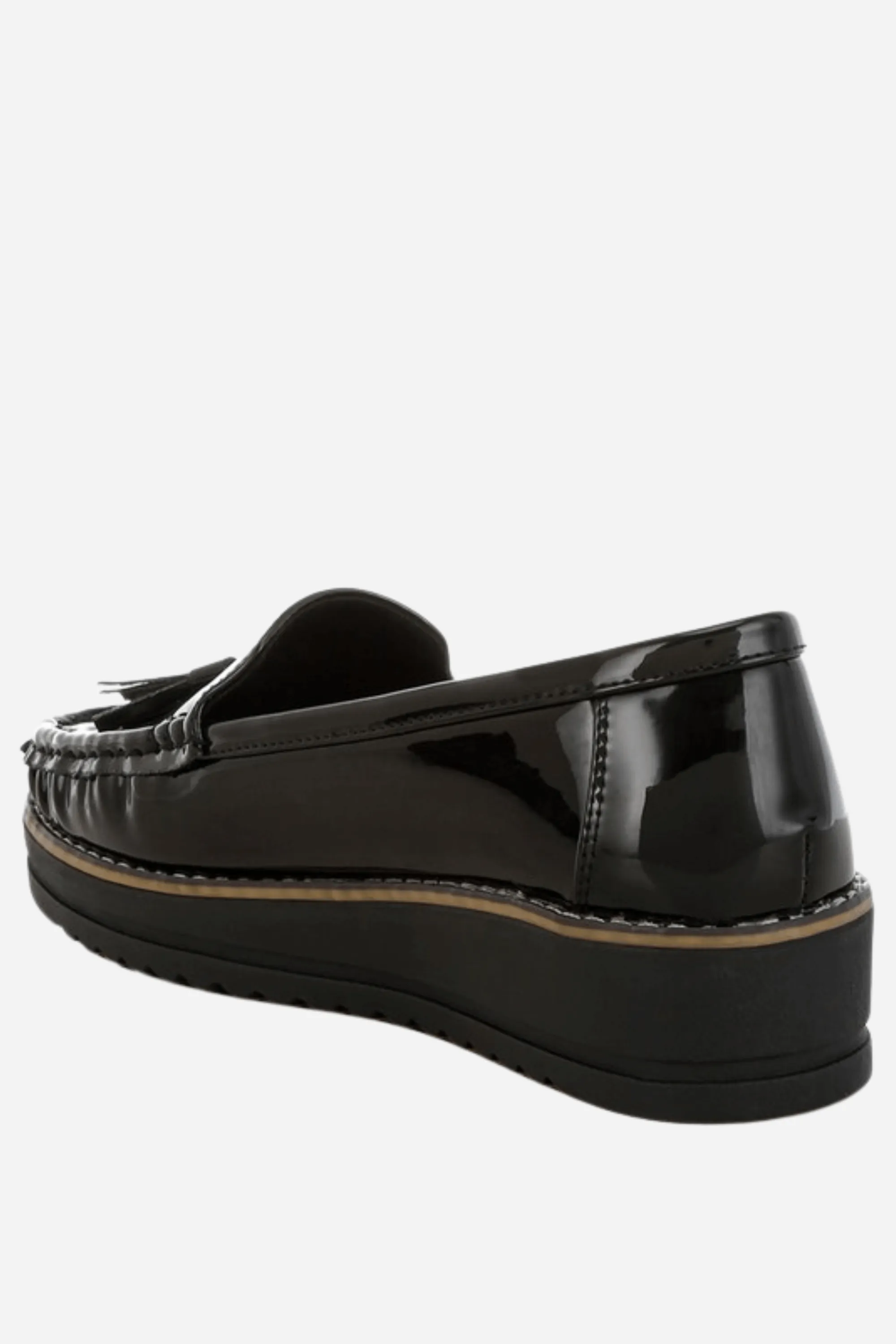 Tassel Detail Flatform Loafers