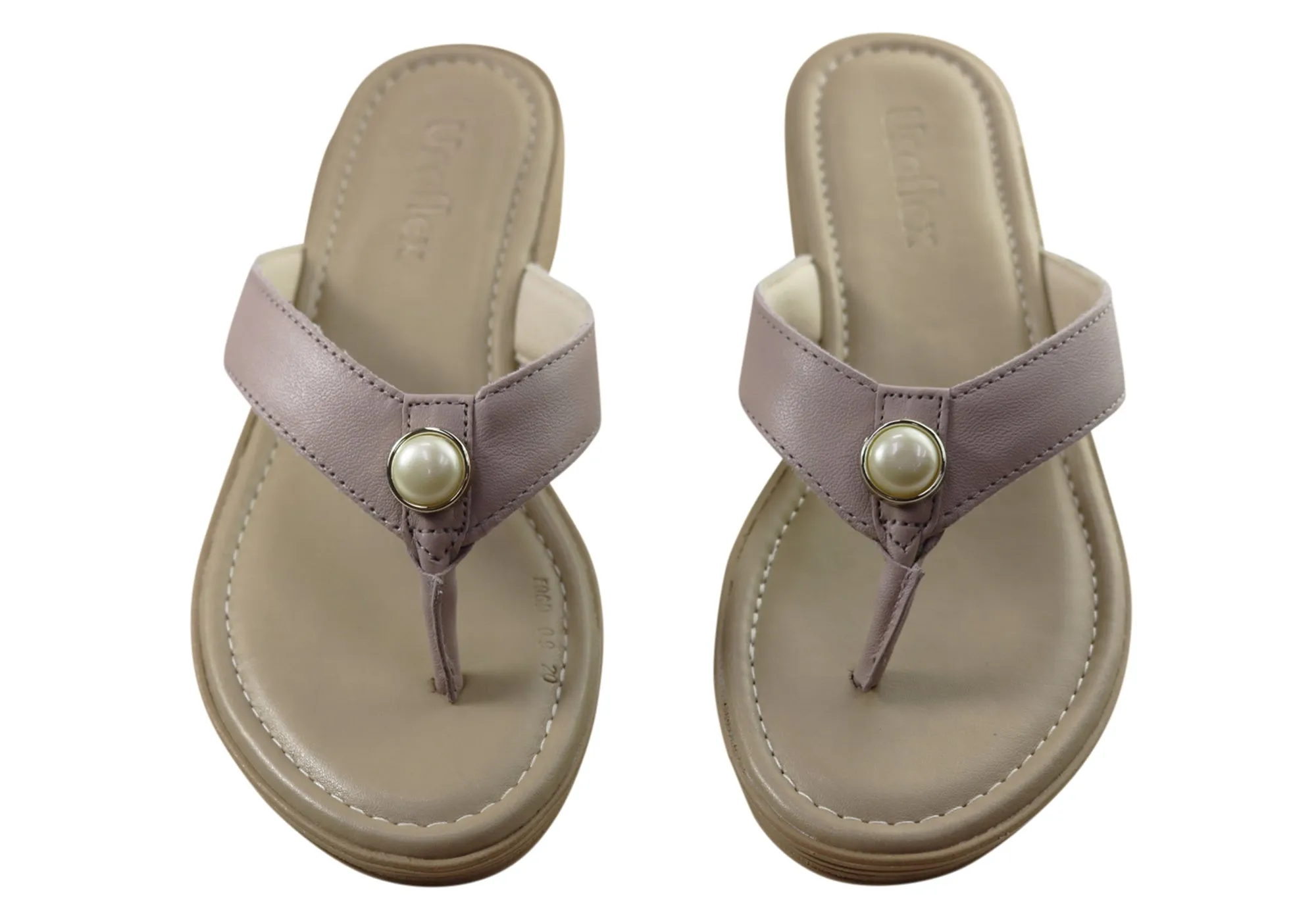 Usaflex Pyrmont Womens Comfortable Thongs Sandals Made In Brazil