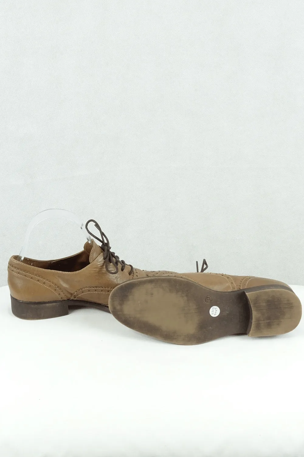 Zeta Brown Derby Shoes 37