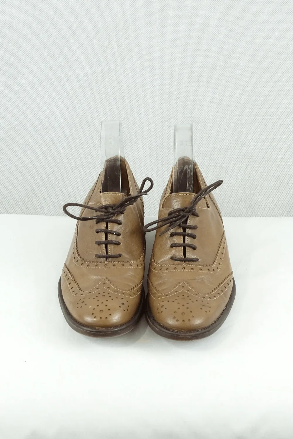 Zeta Brown Derby Shoes 37